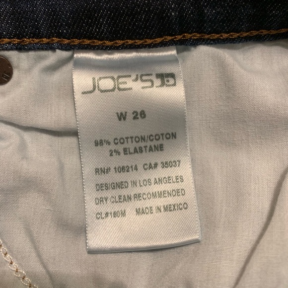 Joe’s Jeans Dark Blue Jean Shorts - Picture 4 of 6